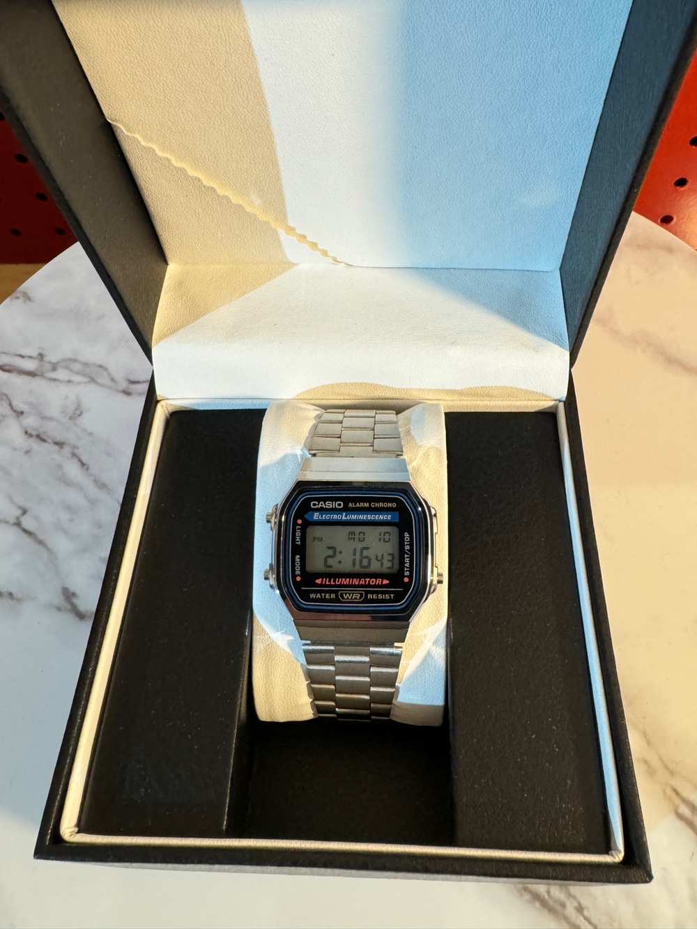 Casio A168WA-1 Mens Classic Digital Bracelet Watch